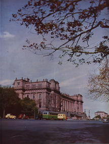 Colour photograph of the exterior of Melbourne's Parliament House