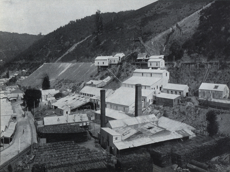 A mine in a valley at Walhalla, Victoria