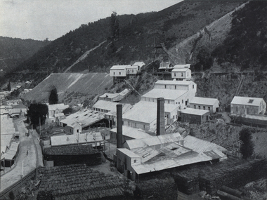 A mine in a valley at Walhalla, Victoria