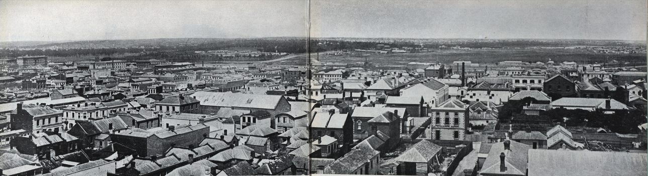 A cityscape of Melbourne