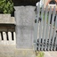 Detail of a bluestone fence
