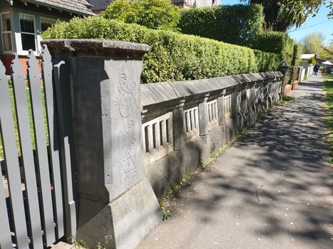 Bluestone fence