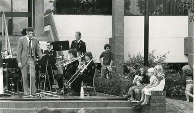 Brass band playing