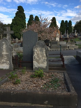 Marble headstone