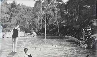 Photograph - Image - Black and White, Hepburn Swimming Pool