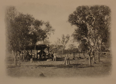 Photograph, Transcontinental Railway Survey Camp, c1905