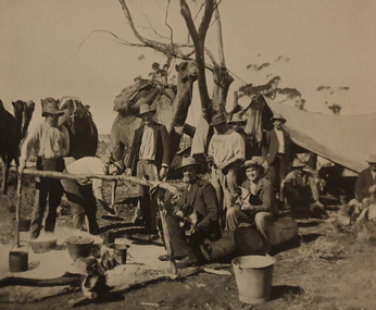 Photograph, Workers on the Transcontinental Railway, c1905