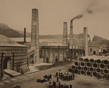 Photograph, Lithgow Brick and Drain-Pipe Works, 1906