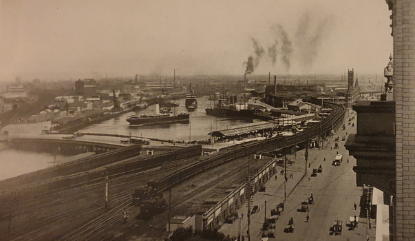 Ships at port