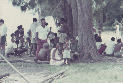 Papuans at Koki Market, Port Moresby, Papua New Guinea