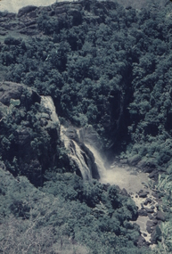 Waterfall in New Guinea. Rouna Falls.