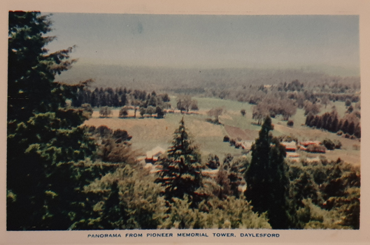 Landscape from the Daylesford Tower
