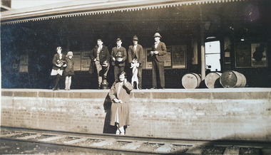 Photograph, Railway Platform at Carisbrook