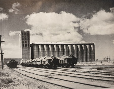 Photograph, Silos at A Railway Siding