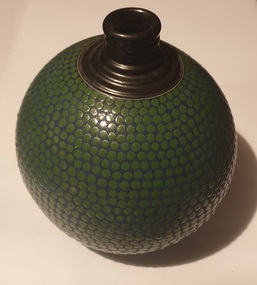 Glazed ceramic bottle 
