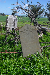 Photograph, Clare Gervasoni, Headstones in Smeaton Cemetery, 29/09/2013