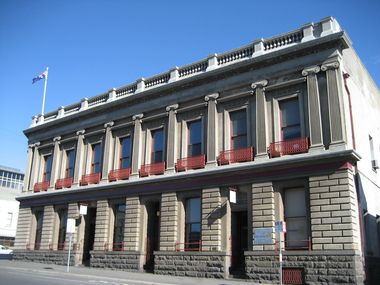 Double Storey building with bluestone footings