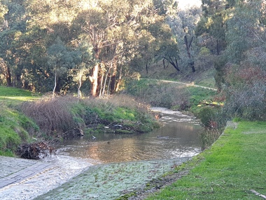 Yarrowee Channel Near Hill Strert, Ballarat