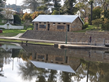 Central Springs Kiosk and Terracing, Lake Daylesford, 2020