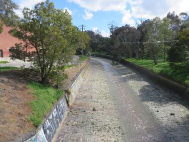 Photograph, Bluestone Channel near Sunnyside Mill, Ballarat, 04/09/2022