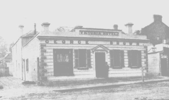 Victoria Hotel, Daylesford, 1900