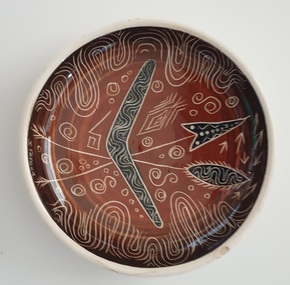 Ceramic, Guy Boyd, Aboriginal Motif by Guy Boyd