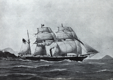 The sailing ship Chusan