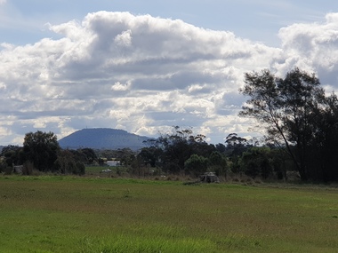 Photograph - Colour Photograph, Clare Gervasoni, Mount Buninyong from Lal Lal Watarfall, 15/10/2022