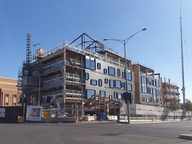 Photograph, Clare Gervasoni, Ballarat GovHub under construction, 2020, 2020