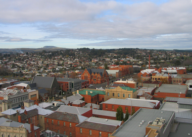 Photograph, L.J. Gervasoni, Ballarat from the Town Hall Tower, 2006, 14/06/2006
