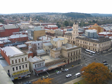 Photograph, L.J. Gervasoni, Ballarat from the Town Hall Tower, 2006, 14/06/2006