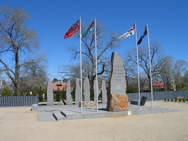 Photograph, L.J. Gervasoni, Ballarat Prisoner of War Memorial, 2006, 12/09/2006