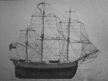 Work on paper - Image, Captain Cook's Endeavour