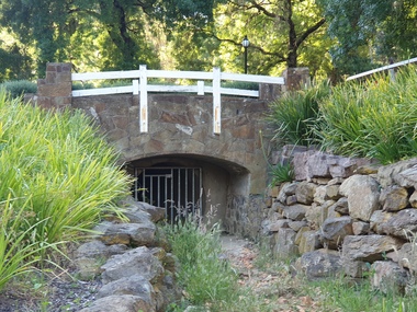 Photograph - Photograph - Colour, The Edna Walling Bridge at Locarno Spring in the Hepburn Springs Reserve, 2020, 12/12/2020