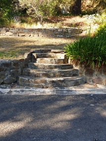 Photograph - Photograph - Colour, The Edna Walling inspired stonework at Locarno Spring in the Hepburn Springs Reserve, 2020, 12/12/2020