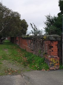 Photograph, Clare Gervasoni, Remnant Wall from the Ballarat East Railway Workshops