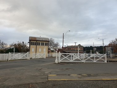 Photograph, Clare Gervasoni, Peel Street Ballarat Railway Gates, 2023