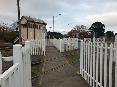Photograph, Clare Gervasoni, Peel Street Ballarat Railway Gates, 2023