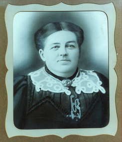 Photograph - Photograph - Black and White, Eliza Gervasoni [Ritzau] of Yandoit Creek, Victoria, Pre 1895