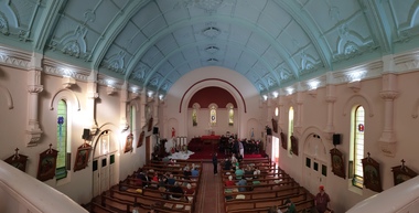 Photograph - Digital photographs, L.J. Gervasoni, Interior of St Brigid's Crossley, 2018
