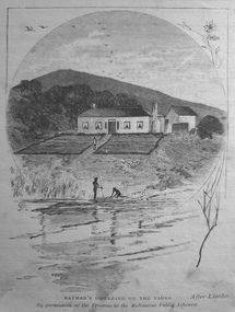 Photograph - Image, John Batman's Dwelling on the Yarra, c1887