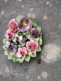 Photograph, Ceramic Memorial Flowers, 04/10/2020