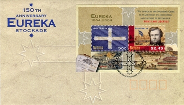 Photograph - Eureka Stockade, 150th Anniversary Eureka Stockade First Day Cover, 2004