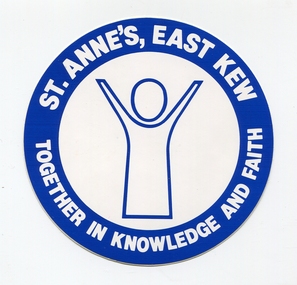 Photograph, St Anne's East Kew Sticker, c1980