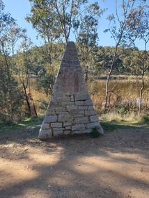 Photograph, Clare Gervasoni, Major Mitchell Cairn at Expedition Pass, 2021
