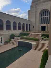 Photograph - Photographs, Memorial Window at the Australian War Memorial, 2022, 07/05/2022
