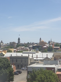 Photograph, Ballarat looking West from the Former Humffray Street Primary School, 12/91/2019