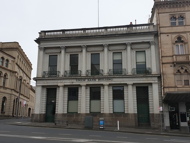 Photograph, Former Union Bank, Lydiard Street South, Ballarat, 2020, 15/02/2020