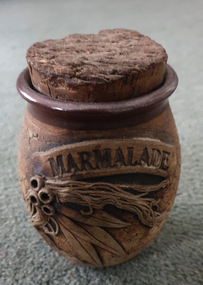 Ceramic - Ceramics, Ceramic Marmelade Canister by Wartook Pottery, c1990