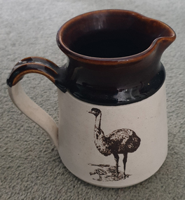 Ceramic - Jug, Emu Jug by Albury Pottery, c1980s